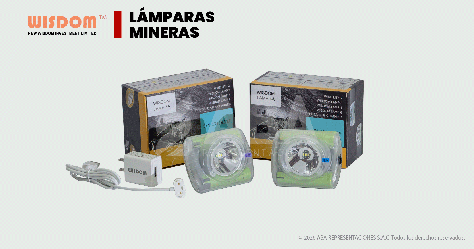 Lámparas Mineras Wisdom