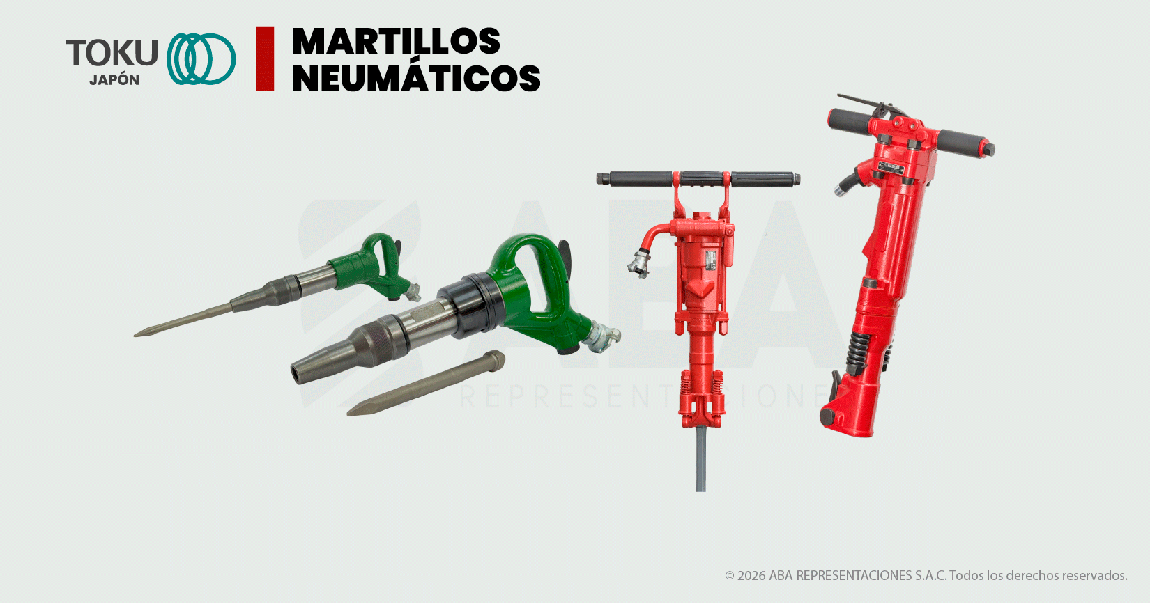 Martillos Neumáticos Toku